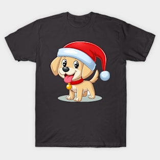 Labrador wearing a Santa hat T-Shirt